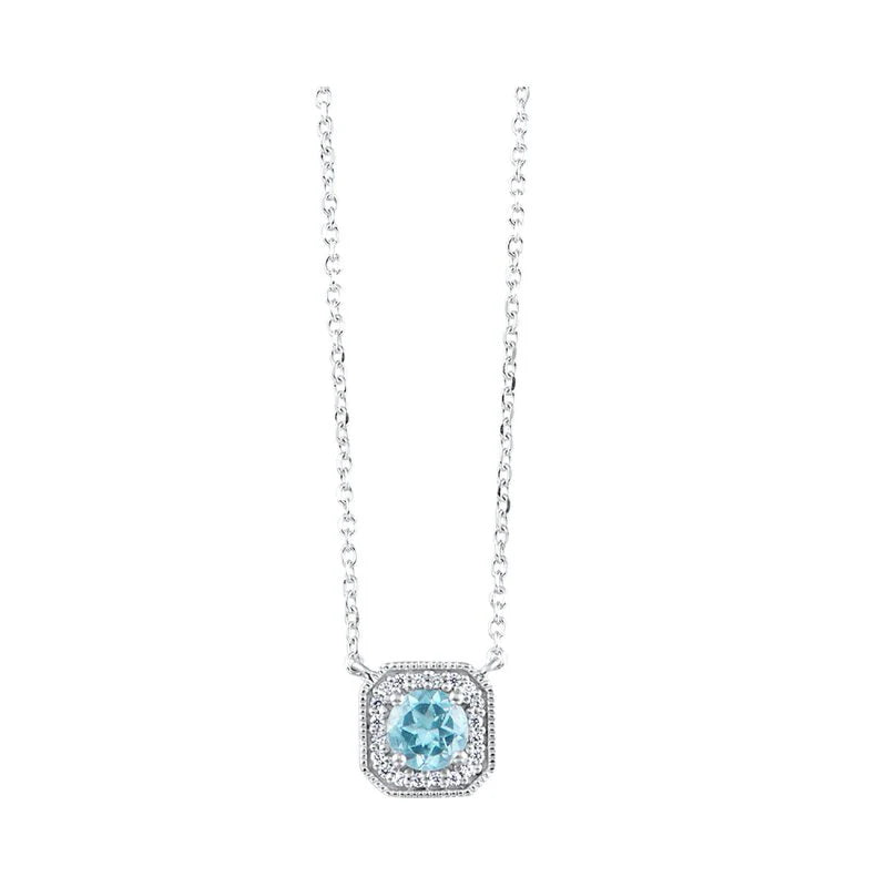 Blue Diamond Stone Pendant