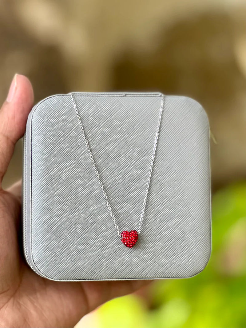 Red Heart Necklace